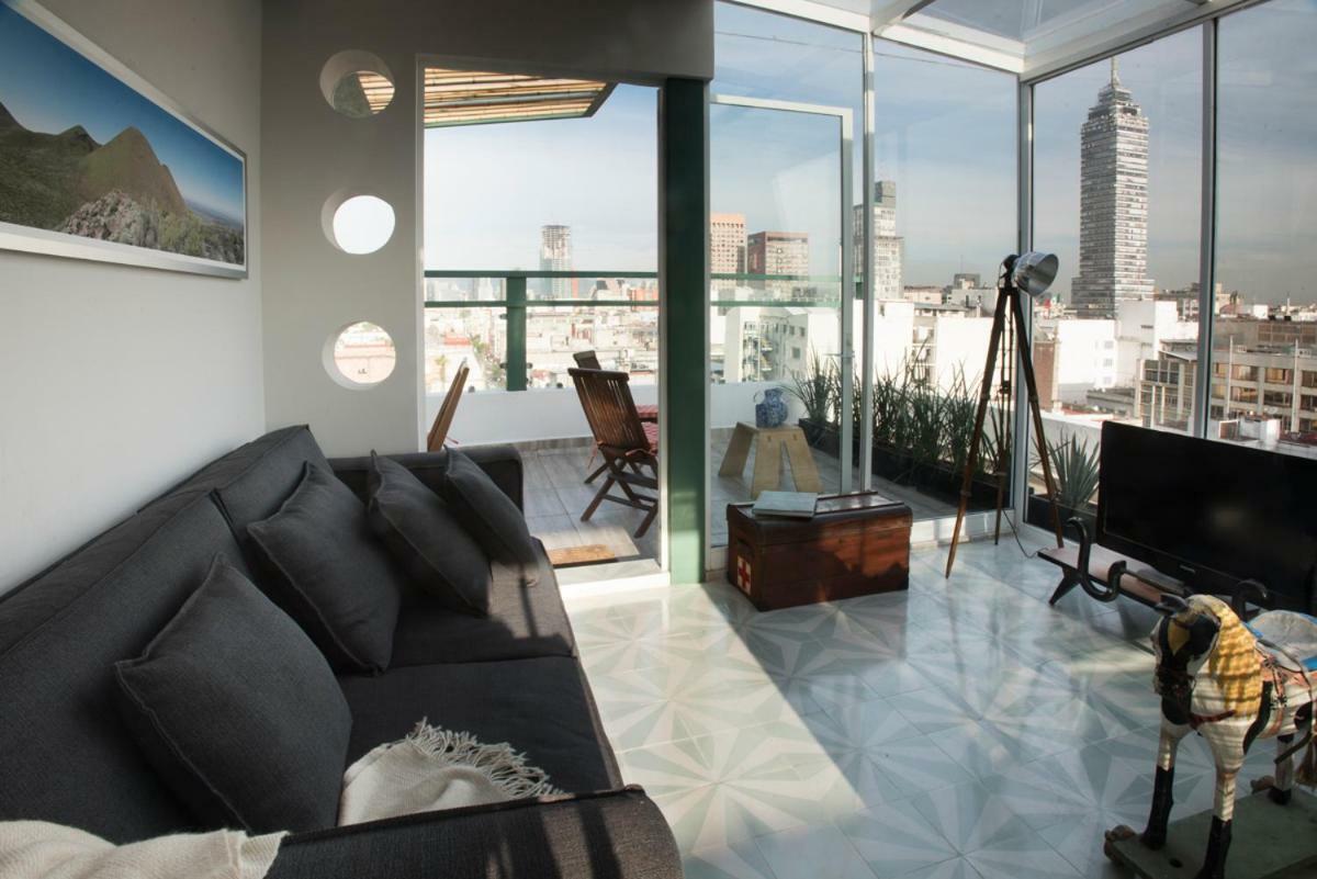 Duplex/Terraza Privada En Corazon Centro Historico Apartment Мексико Сити Екстериор снимка