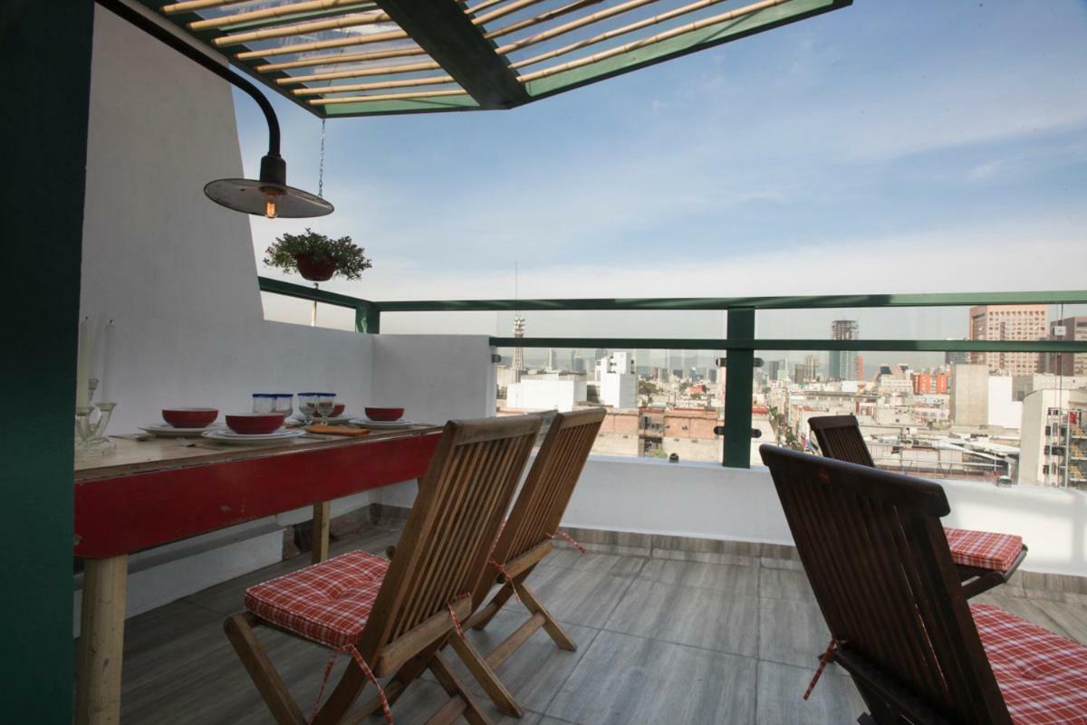 Duplex/Terraza Privada En Corazon Centro Historico Apartment Мексико Сити Екстериор снимка